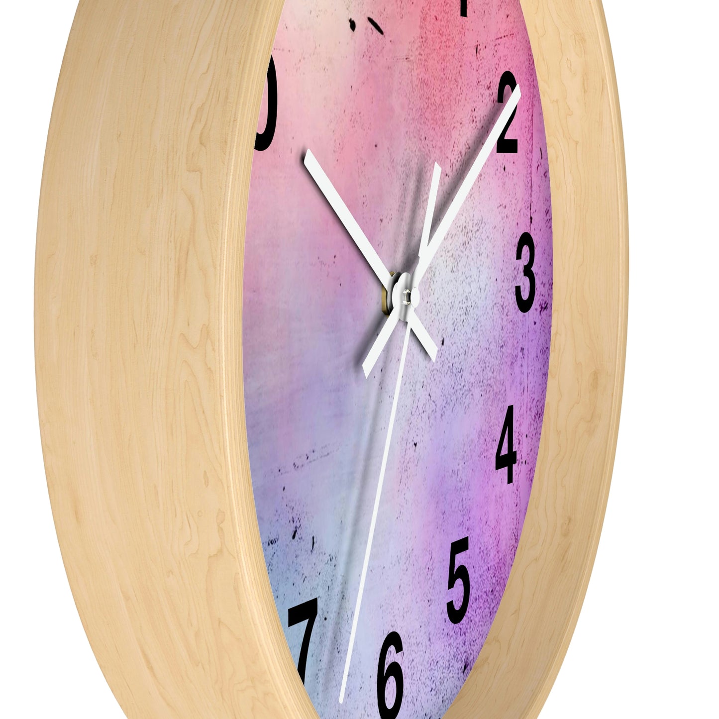 Light Pink Purple Wall Clock Such a Fabulous Wall Clock!